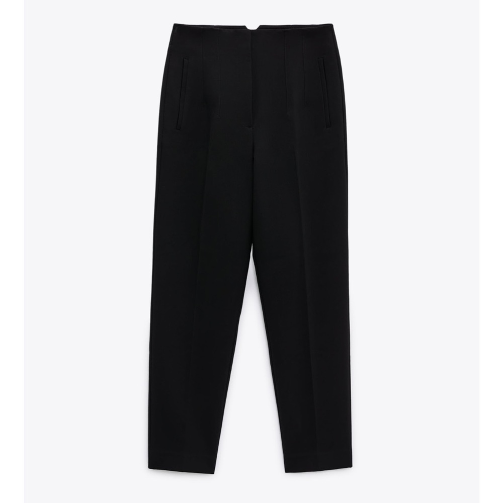 ZARA BLACK HIGH WAISTED PANTS